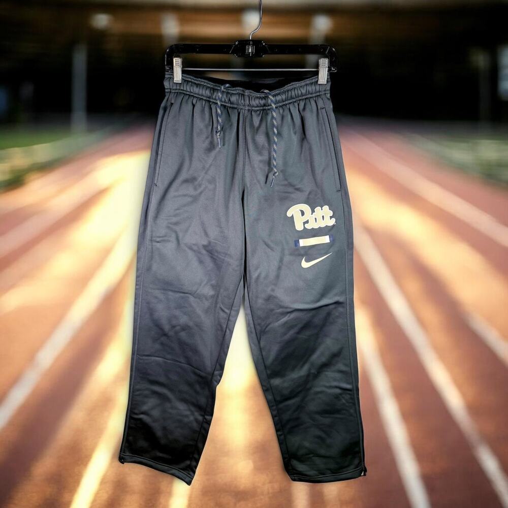 Nike Dri Fit NWT Men's Small Gray Pitt University of Pittsburgh Therma Pants